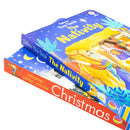 Peep Inside Christmas & Peep Inside Nativity 2 Books Collection Set by Katie Daynes, Anna Milbourne