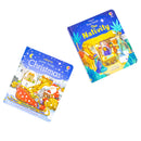 Peep Inside Christmas & Peep Inside Nativity 2 Books Collection Set by Katie Daynes, Anna Milbourne