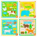 Tummy Time Collection 4 Books Set by Louise Lockhart (Safari, Farm, Park & Forest)