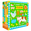 Tummy Time Collection 4 Books Set by Louise Lockhart (Safari, Farm, Park & Forest)