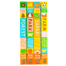 Tummy Time Collection 4 Books Set by Louise Lockhart (Safari, Farm, Park & Forest)