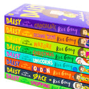 Daisy And The Trouble Series Collection 8 Books Set by Kes Gray (Chocolate, School Trips, Nature, Christmas, Unicorns, London, Space, Shopping)