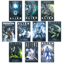 Alien Series 10 Books Collection Set – Official Sci-Fi Horror Novels Including Out of the Shadows, Invasion & Sea of Sorrows