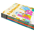 Learning Town 8 Books Collection Set: A Birthday Bash, The Letter Hunt, Colour Me Happy, Time to Get in Shape and More