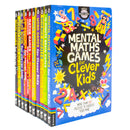 Brain Games 10 Books Collection Set for Clever Kids – Mental Maths, Science Puzzles & Educational Brain Training Collection