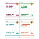 CGP 11+ GL 10-Minute Tests Bundle – Ages 9-10 (Maths, English, Verbal Reasoning, Non-Verbal Reasoning)