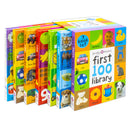 Priddy First 100 Library Collection 7 Books Box Set (First Farm Words, First 100 Animals, Numbers, Colours, Shapes, First 100 Numbers and More)