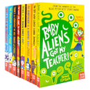 Izzy and Friends (Baby Aliens) Series Collection 1–8 Books Set by Pamela Butchart (Baby Aliens Got My Teacher, The Spy Who Loved School Dinners, My Headteacher is a Vampire Rat, To Wee or Not to Wee & More)