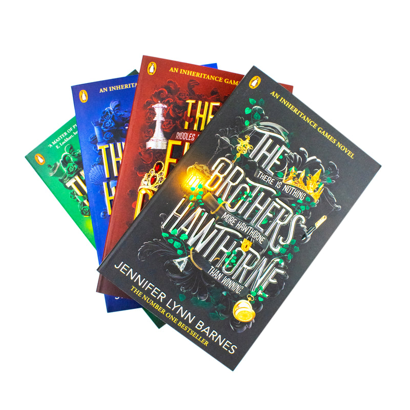 The Inheritance Games 4 Books Collection Set by Jennifer Lynn Barnes –