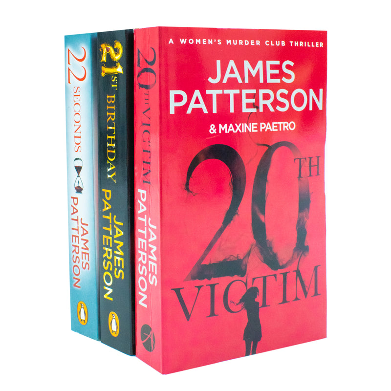 ["20th Victim", "21st Birthday", "22 Seconds", "9783977047797", "adult fiction", "fiction books", "james patterson", "james patterson book collection", "james patterson book set", "james patterson books", "james patterson collection", "james patterson women murder club", "james patterson women murder club series", "mysteries", "suspense", "thrillers", "women murder club", "women murder club book collection", "women murder club books", "women murder club collection", "women murder club james patterson", "women murder club series", "women murder club series book collection", "women murder club series collection", "women murder club serisc", "Womens Murder Club Series"]