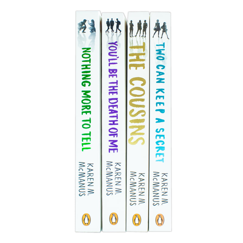 ["9780678463970", "children books", "children school stories", "children thrillers books", "crime mystery fiction", "fiction books", "karen mcmanus", "karen mcmanus book collection", "karen mcmanus book collection set", "karen mcmanus book set", "karen mcmanus books", "karen mcmanus collection", "karen mcmanus series", "karen mcmanus series books", "one of us is lying", "one of us is next", "the cousins", "two can keep a secret", "you'll be the death of me", "young adult books", "young adult mystery fiction books"]