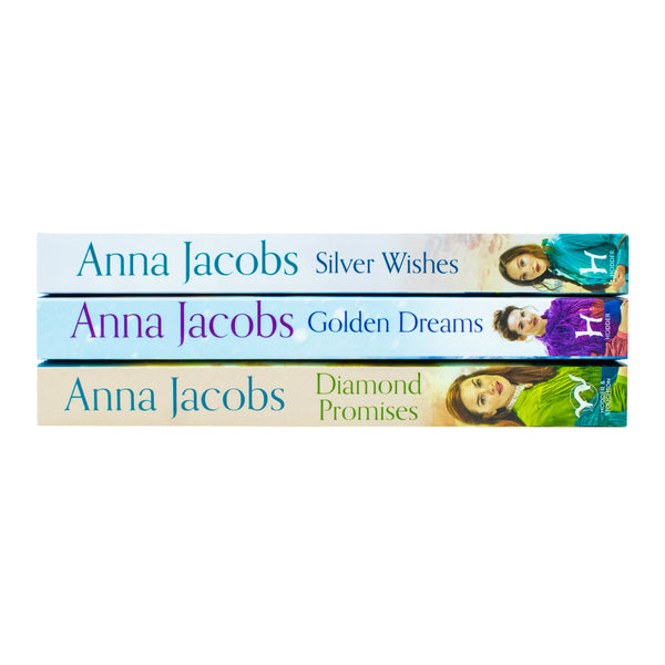 ["9789124306212", "Anna Jacobs 3-book set", "Anna Jacobs best books", "Anna Jacobs book bundle", "Anna Jacobs books collection", "Anna Jacobs books for women", "Anna Jacobs complete Jubilee Lake trilogy", "Anna Jacobs complete set", "Anna Jacobs Jubilee Lake series", "Anna Jacobs Jubilee Lake series where to buy", "Anna Jacobs new releases", "Australian author book series", "best Anna Jacobs book sets", "bestselling historical romance series", "buy Anna Jacobs novels online", "Diamond Promises", "emotional drama novels", "emotional historical fiction series", "feel-good fiction books", "gift ideas for romance readers", "gift set for book lovers", "Golden Dreams", "heartwarming family saga books", "historical romance book series Australia", "Jubilee Lake 3 books in one", "Jubilee Lake book series", "Jubilee Lake trilogy", "multigenerational family stories", "romantic saga series", "Silver Wishes", "Silver Wishes Golden Dreams Diamond Promises", "Silver Wishes Golden Dreams Diamond Promises collection", "uplifting historical fiction", "women’s fiction book collection"]