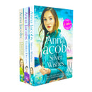 Anna Jacobs Jubilee Lake Series 3 Books Collection Set (Silver Wishes, Golden Dreams, Diamond Promises)
