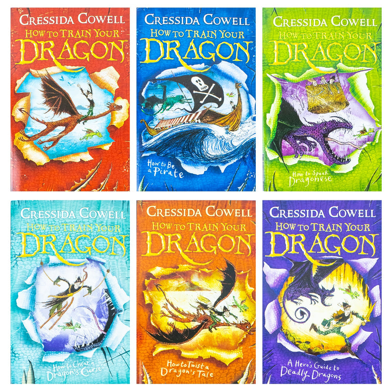 How To Train Your Dragon 6 Books Collection - 1 to 6 by ‎Cressida Cowe