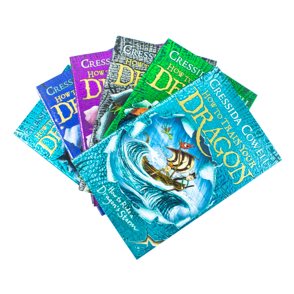 How to Train Your Dragon 6 Books Collection Set Book 7 to 12 By Cressi