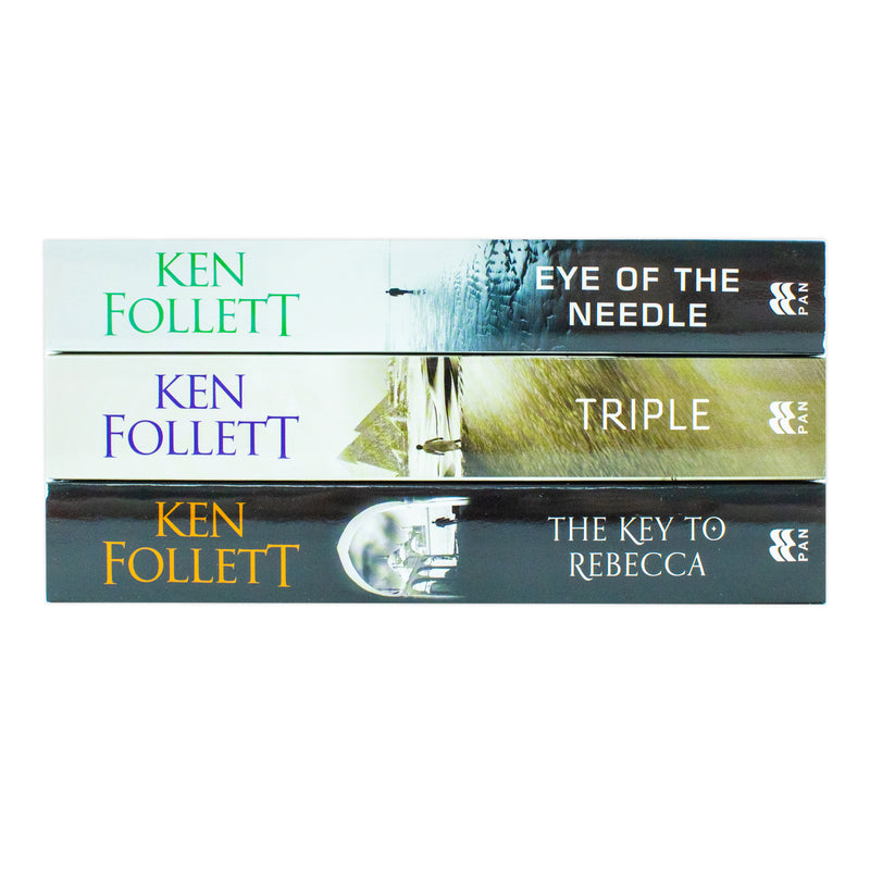 ["9781035066216", "adult fiction", "Adult Fiction (Top Authors)", "adult fiction book collection", "adult fiction books", "adult fiction collection", "Eye of the Needle", "Historical", "Historical Books", "historical fantasy", "historical fiction", "historical fiction books", "historical thrillers", "Ken Follett", "Ken Follett books", "Ken Follett collection", "Ken Follett series", "Ken Follett set", "second world war", "The Key to Rebecca", "Triple", "war", "war fiction", "war story fiction", "world war two"]