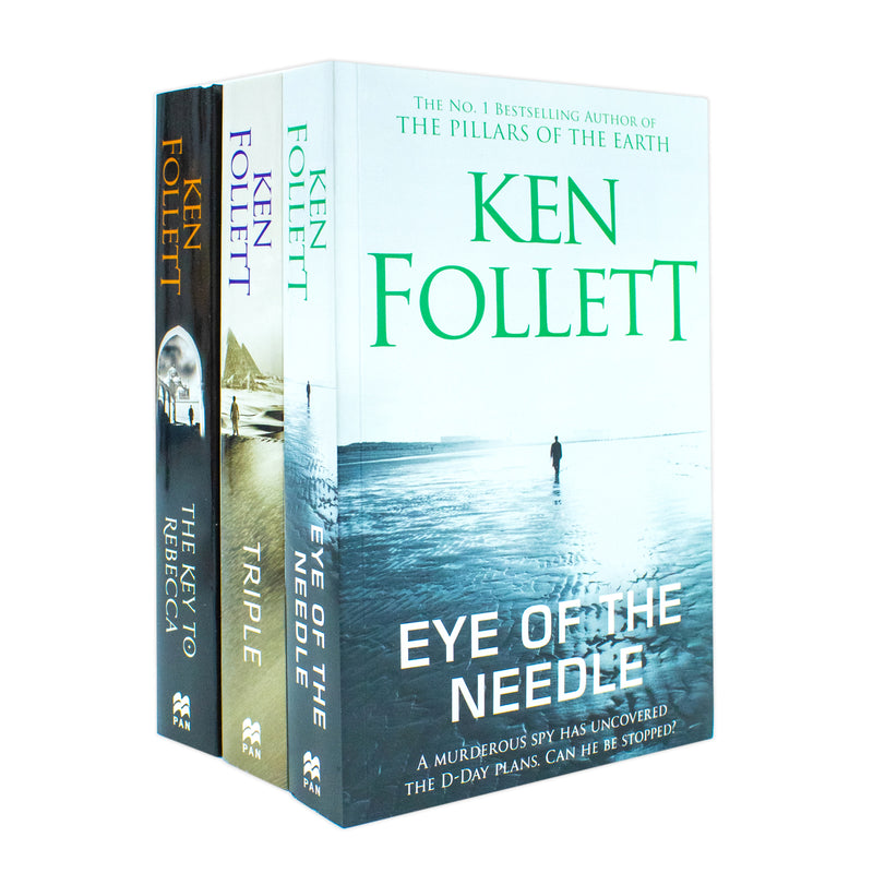 ["9781035066216", "adult fiction", "Adult Fiction (Top Authors)", "adult fiction book collection", "adult fiction books", "adult fiction collection", "Eye of the Needle", "Historical", "Historical Books", "historical fantasy", "historical fiction", "historical fiction books", "historical thrillers", "Ken Follett", "Ken Follett books", "Ken Follett collection", "Ken Follett series", "Ken Follett set", "second world war", "The Key to Rebecca", "Triple", "war", "war fiction", "war story fiction", "world war two"]