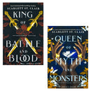 Adrian X Isolde Series Collection 2 Books Set By Scarlett St Clair (King of Battle and Blood, Queen of Myth and Monsters)