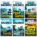 King and Maxwell Series 6 Books Collection Set by David Baldacci - King and Maxwell, The Sixth Man