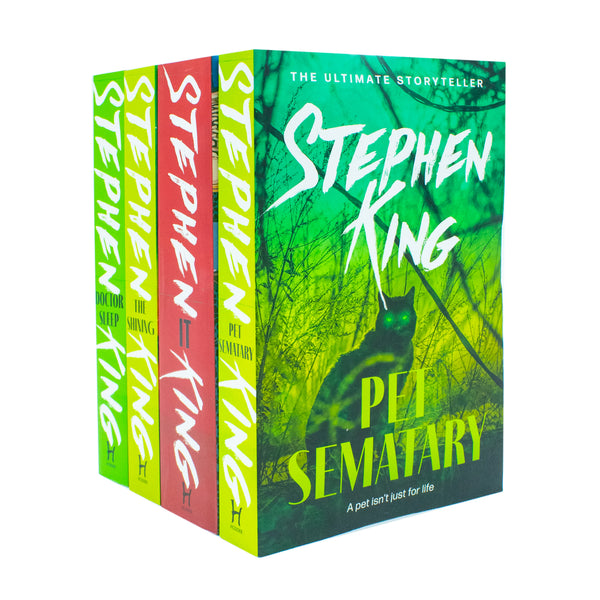 Stephen King Collection 4 Books Set (Pet Sematary, The Shining, It, Doctor Sleep)