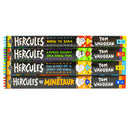 Hercules Series 4 Books Collection Set By Tom Vaughan (The Diary of a (Sort of) Hero, A Hero's Journey (on a School Trip), Hero to Zero? and Hercules vs the Minotaur)
