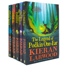 The Five Realms Series Books 1–5 Collection Set by Kieran Larwood – Legend of Podkin One-Ear, Gift of Dark Hollow & Fantasy Adventure Collection for Kids