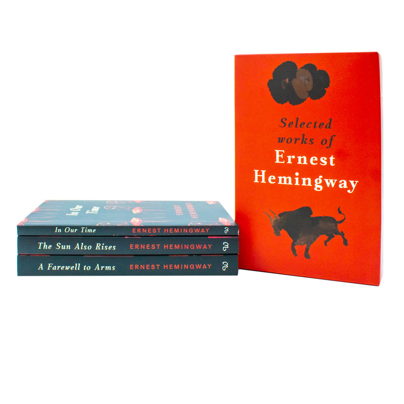 ["A Farewell To Arms", "adult fiction", "Adult Fiction (Top Authors)", "adult fiction book collection", "adult fiction books", "adult fiction collection", "Classic books", "Classic fiction", "classic literature", "classic stories", "ernest hemingway", "ernest hemingway 6 books set", "ernest hemingway books", "ernest hemingway collection", "ernest hemingway series", "ernest hemingway set", "fiction classics", "For Whom The Bell Tolls", "Green Hills Of Africa", "In Our Time", "The Old & The Sea", "The Sun Also Rises"]
