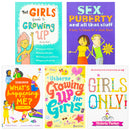 Growing Up For Girls 5 Books Collection Set (The Girls' Guide to Growing Up,Girls Only! All About Periods,Sex, Puberty and All That Stuff,Growing up for Girls & What's Happening To Me? The Girl One)