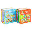 Cocomelon Little Learners Pocket Library 12 Board Books Collection Set (Animals, Fruit And Vegetables, When I Grow Up,Weather,Things That Go,Days of the Week,Family Time,School Time,Playtime and More)