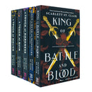 Scarlett St Clair Hades X Persephone and Adrian X Isolde Series Collection 5 Books Set (A Touch of Darkness, A Touch of Ruin, A Touch of Malice, King of Battle and Blood and Queen of Myth and Monsters)