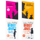 Bridget Jones Series By Helen Fielding Complete 4 Books Collection Set (Bridget Jones's Diary, The Edge of Reason, Mad About the Boy & Bridget Jones's Baby)