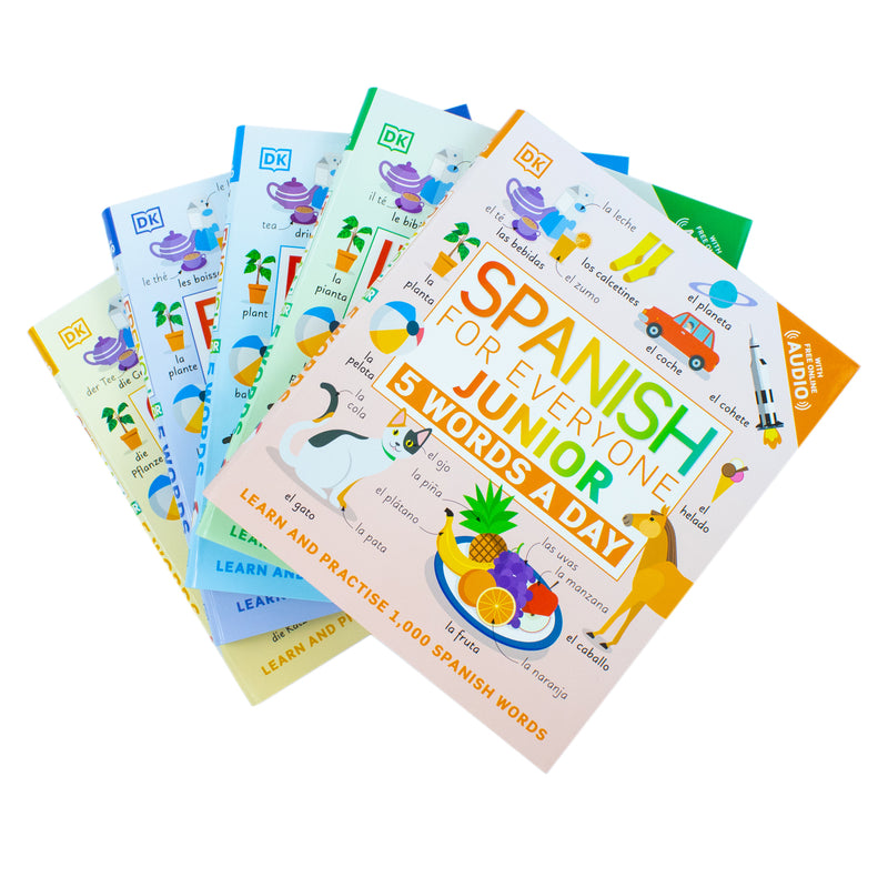 ["5 Words a Day series", "9789124247287", "Children Dictionaries book", "Children Dictionaries books", "Children's Dictionaries", "dk", "dk books", "dk books set", "dk children", "dk children book set", "dk children books", "dk collection", "English for Everyone Junior 5 Words a Day", "French for Everyone Junior 5 Words a Day", "German for Everyone Junior 5 Words a Day", "Italian for Everyone Junior 5 Words a Day", "Language Learning for Children", "Picture Dictionaries", "Spanish for Everyone Junior 5 Words a Day"]