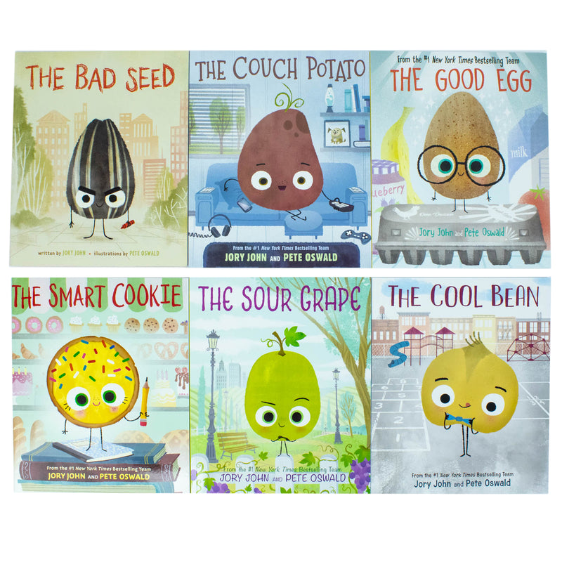 ["9789124289690", "children books", "children picture books", "children picture books set", "children picture flat books", "childrens books", "Childrens Books (5-7)", "jory john", "jory john books", "jory john collection", "jory john series", "jory john set", "picture book", "Picture Books", "The Bad Seed", "The Cool Bean", "The Couch Potato", "the food group", "the food group jory john", "the food group series", "The Good Egg", "The Smart Cookie", "The Sour Grape"]