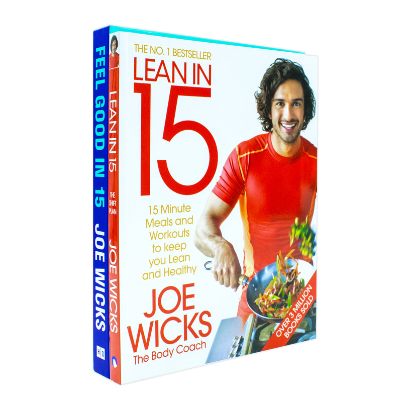 ["9789124299965", "Bestselling author Joe Wicks", "bestselling books lean in 15", "Cooking", "cooking book", "Cooking Books", "cooking recipe", "cooking recipe books", "cooking recipes", "diet book", "diet books", "dieting books", "diets and healthy eating", "exercise", "feel good in 15", "feel good in 15 book", "feel good in 15 set", "Feel Good in 15: The new how-to guide from best-selling author and fitness coach with tips", "fitness coach with tips", "fitness exercise guide", "Health", "Health and Fitness", "healthy", "Healthy Diet", "Healthy Eating", "healthy eating books", "joe fitness coach", "joe wicks", "joe wicks 15 minute meals workouts", "Joe Wicks Book Collection", "Joe Wicks Book Collection Set", "joe wicks book set", "joe wicks books", "joe wicks collection", "joe wicks feel good in 15", "joe wicks lean in 15", "joe wicks recipes", "joe wicks series", "joe wicks the body coach", "joe wicks website", "lean in 15", "Lean in 15 - The Shift Plan: 15 Minute Meals and Workouts to Keep You Lean and Healthy", "lean in 15 books", "lean in 15 by joe wicks", "lean in 15 collection", "lean in 15 recipes", "lean in 15 series", "lean in 15 the shift plan", "leanin15", "pe teacher joe wicks", "Quick & Easy Meals", "the bestselling diet book", "tricks and recipes to boost your health and well-being", "weight control nutrition", "youtube thebodycoach"]