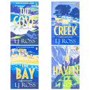 The Summer Suspense Mysteries Series by LJ Ross 4 Books Collection Set (The Cove, The Creek, The Bay and The Haven)