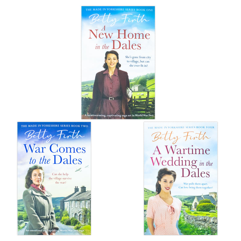["A New Home in the Dales", "A Wartime Wedding in the Dales", "adult fiction", "Adult Fiction (Top Authors)", "adult fiction book collection", "adult fiction books", "adult fiction collection", "family sagas", "Historical", "Historical Books", "historical fiction", "historical fiction books", "historical romance", "Made in Yorkshire", "Made in Yorkshire books", "Made in Yorkshire series", "Made in Yorkshire set", "Romance", "romance books", "romance fiction", "romance sagas", "Sagas", "second world war", "War Comes to the Dales", "World War 2", "World War II", "world war two", "yorkshire"]