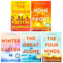 Kristin Hannah Collection 5 Books Set (The Nightingale, The Four Winds, The Great Alone, Winter Garden, Home Front)