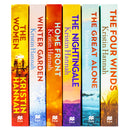 Kristin Hannah Collection 6 Books Set (The Nightingale, The Four Winds, The Great Alone, Winter Garden, Home Front and The Women)