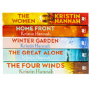 Kristin Hannah Collection 5 Books Set (The Nightingale, The Four Winds, The Great Alone, Winter Garden, Home Front)
