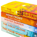 Kristin Hannah Collection 5 Books Set (The Nightingale, The Four Winds, The Great Alone, Winter Garden, Home Front)
