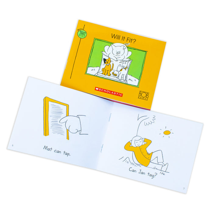 ["9781338673517", "9789354716850", "beginning readers", "bob books", "bob books collection", "bob books series", "bob books set", "childrens books", "Childrens Books (3-5)", "Childrens Books (5-7)", "developing reader", "emerging reader", "first grade", "first readers", "first reading books", "Learn to Read", "learn to read books", "learning to read", "literacy", "more beginning readers", "my first bob books", "pre reading", "read aloud stories", "sight words", "simple concepts", "starting to read"]