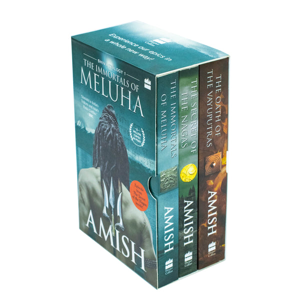 Shiva Trilogy Collection 3 Books Set By Amish Tripathi (The Immortals of Meluha, The Secret of The Nagas, The Oath of The Vayuputras)