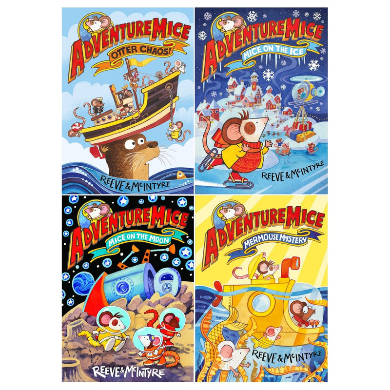 Adventure Mice Books Collection Set by Reeve McIntyre (Mice on the
