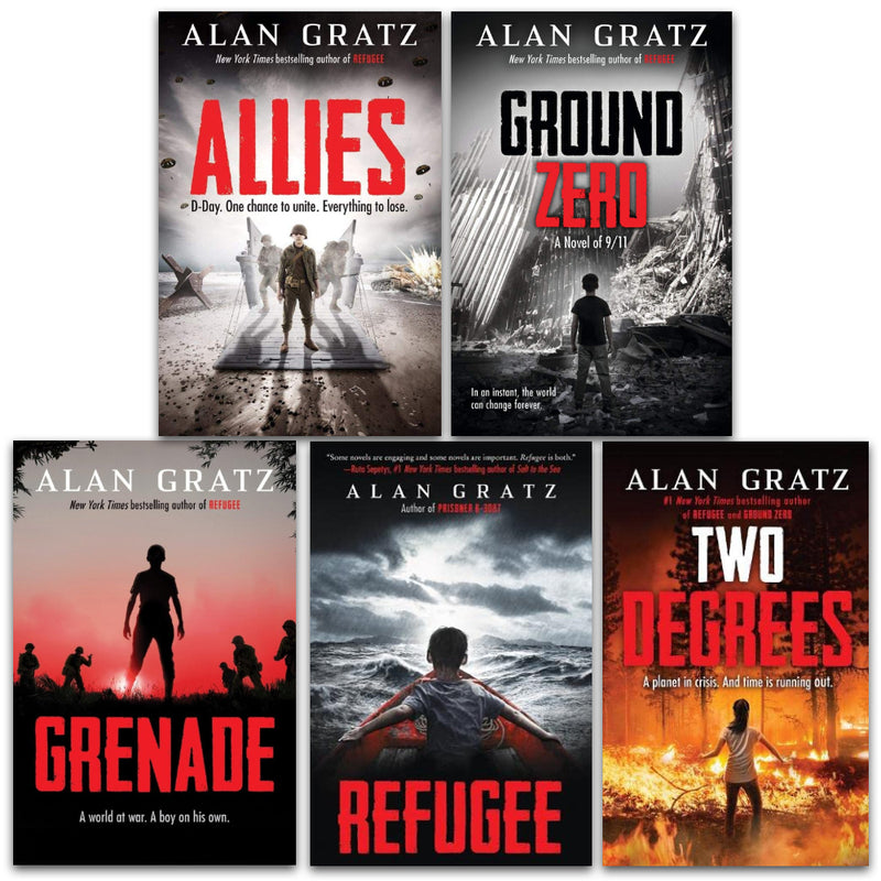 Alan Gratz 5 Books Collection Set (Allies, Two Degrees, Grenade