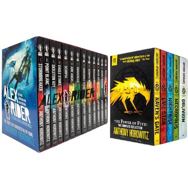 Anthony Horowitz 16 Books Set Power Of Five And Alex Rider Series