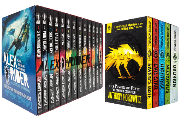 ["9788729105534", "Adult Fiction (Top Authors)", "alex rider", "alex rider books", "alex rider collection", "alex rider series", "anthony horowitz", "anthony horowitz alex rider", "anthony horowitz alex rider books", "Anthony Horowitz book", "Anthony Horowitz books", "Anthony Horowitz collection", "cl0-PTR", "oblivion", "power of five", "power of five collection", "Power of Five Series", "russian roulette", "young adults"]