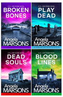 Detective Kim Stone Crime Thriller Series Collection 4 Books Set by Angela Marsons (Books 4-7) (Play Dead, Blood Lines, Dead Souls, Broken Bones)