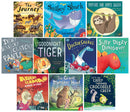 Animal Bed Time Stories Illustrated 10 Picture Books Collection Set (The Journey, Smiley Shark, Bedtime for Baby Sloth, Itchy, Scritchy, Scratchy Pants, Goodnight Tiger, Doctorsaurus, & Four More...)