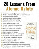 Atomic Habits, Atomic Habits Book, James Clear, Self Help Book, Learn Tiny Changes Get Remarkable Results