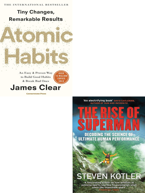 The Rise of Superman, Atomic Habits James Clear 2 Books Collection Set